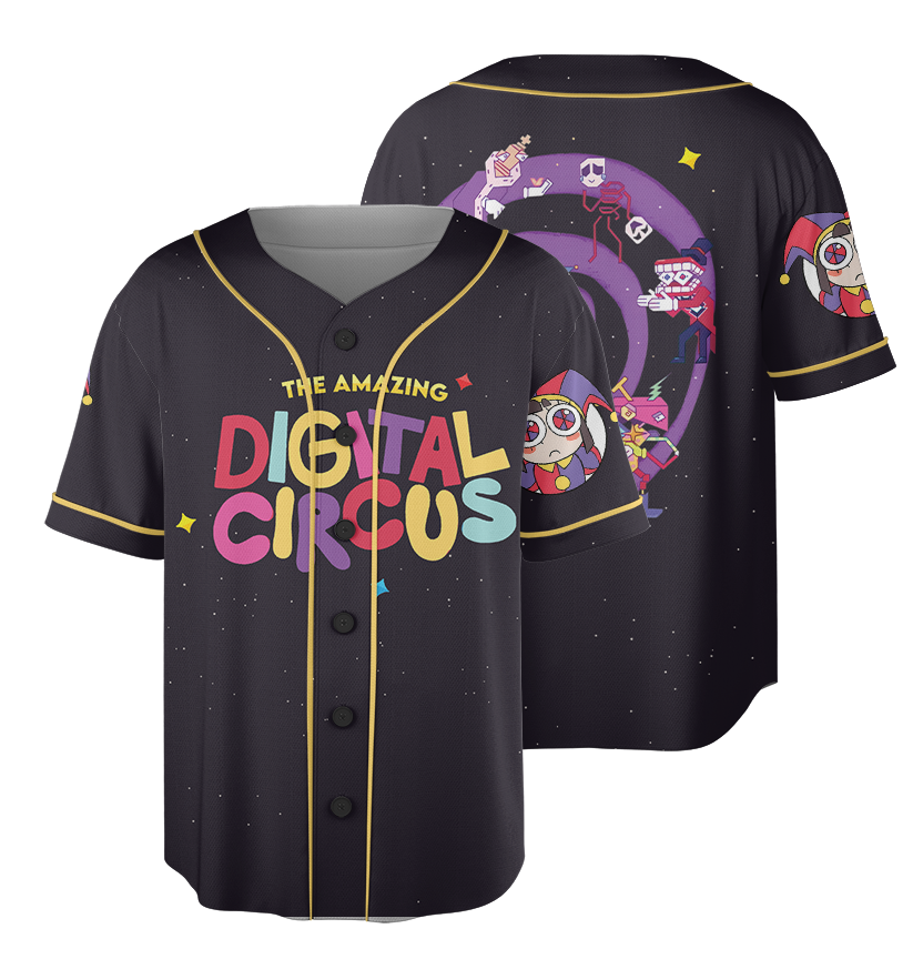 The Amazing Digital Circus Baseball Jersey