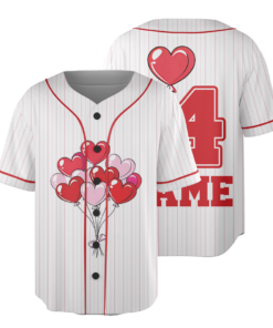 Retro Checkered Valentine's Jersey, Custom Coquette Valentines Shirt, Retro Valentine's Day Baseball Jersey