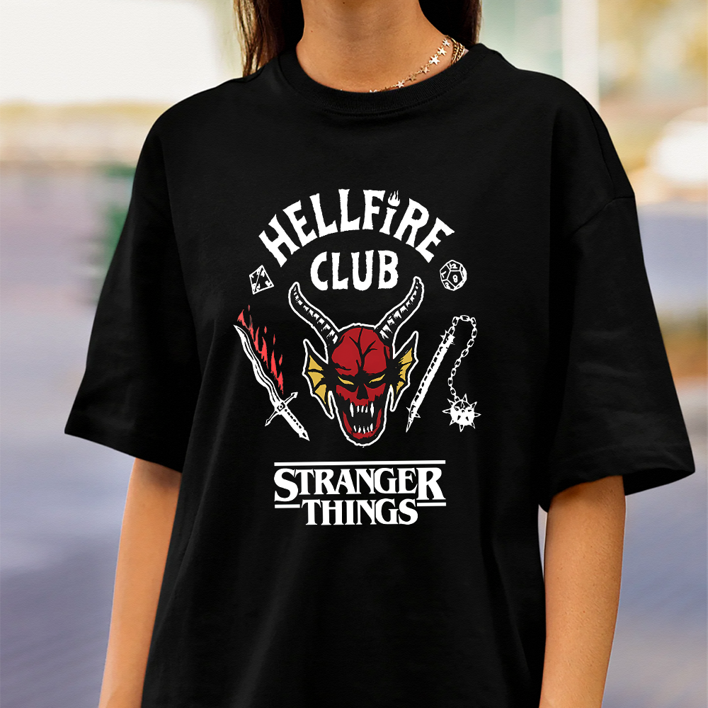 Eddie Halloween Distressed Tee, Hellfire Shirt - Image 3