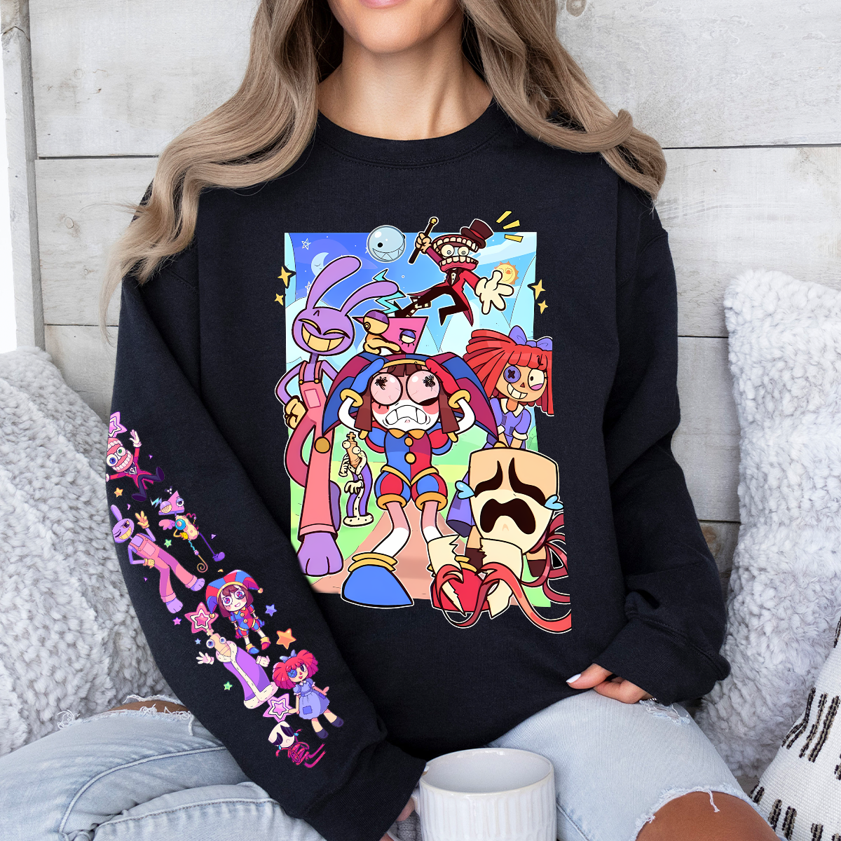 The Amazing Digital Circus Sweatshirt/Hoodie, Funny Circus Characters Tshirt, Anime Tshirts