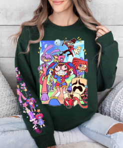 Alternative view of The Amazing Digital Circus Sweatshirt/Hoodie, Funny Circus Characters Tshirt, Anime Tshirts