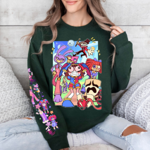 Alternative view of The Amazing Digital Circus Sweatshirt/Hoodie, Funny Circus Characters Tshirt, Anime Tshirts