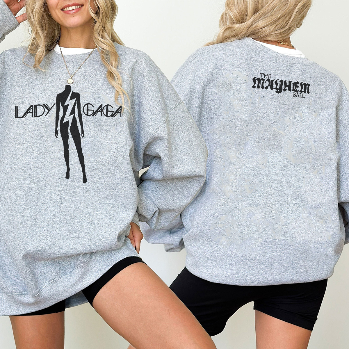 Lady Gaga Mannequin Lightning T-Shirt - Image 2