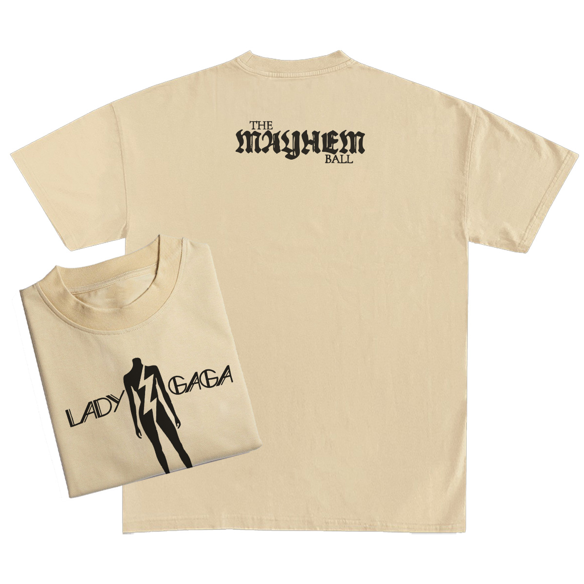 Lady Gaga Mannequin Lightning T-Shirt - Image 3