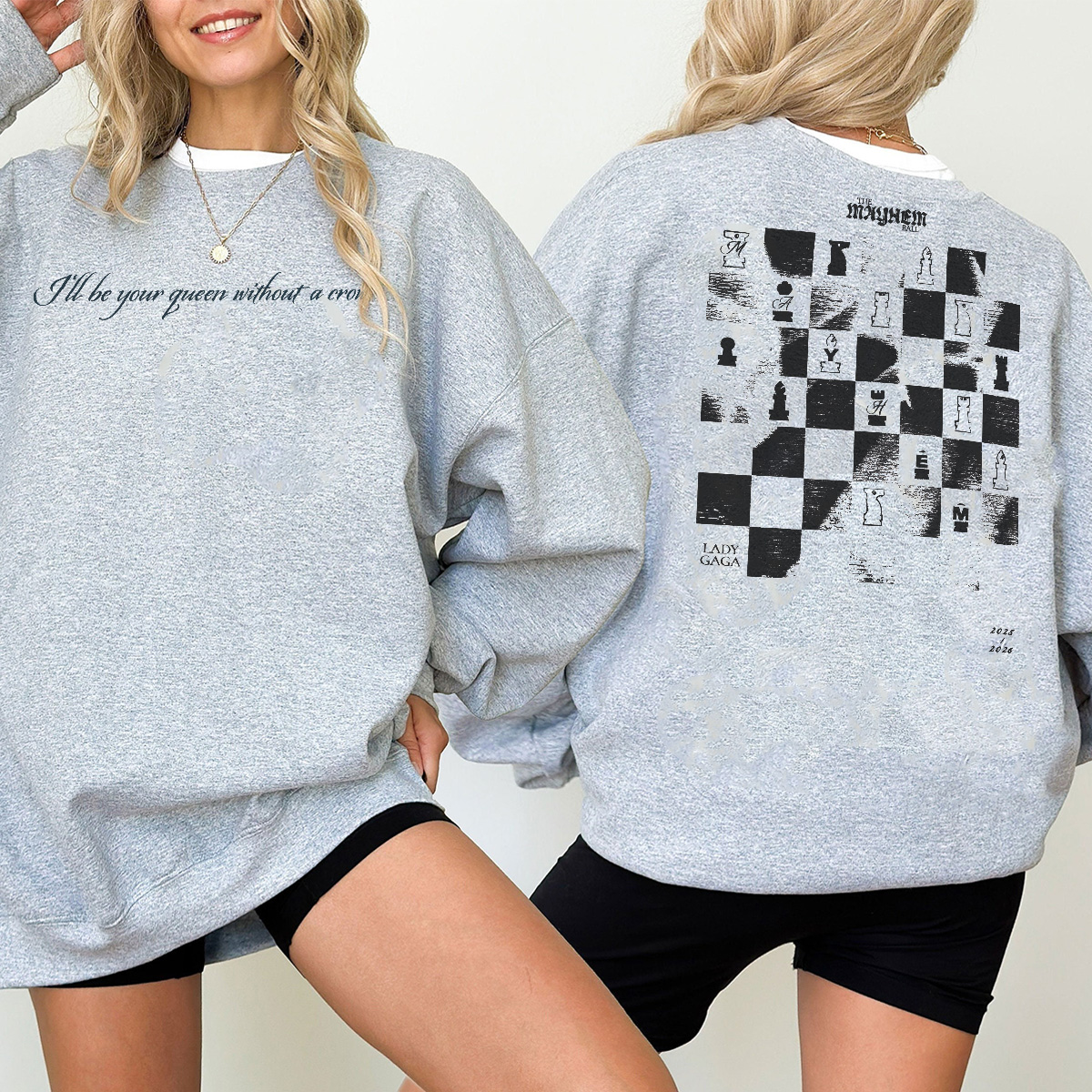 Lady Gaga Chessboard Limited T-Shirt - Image 3