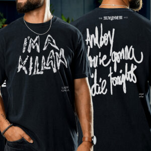 The MAYHEM Ball Tour 2025 2026 T-Shirt, Lady Gaga Singer Graphic Tshirts, Fashion Short Sleeve Summer Sweatshirt, Cotton Women Tees