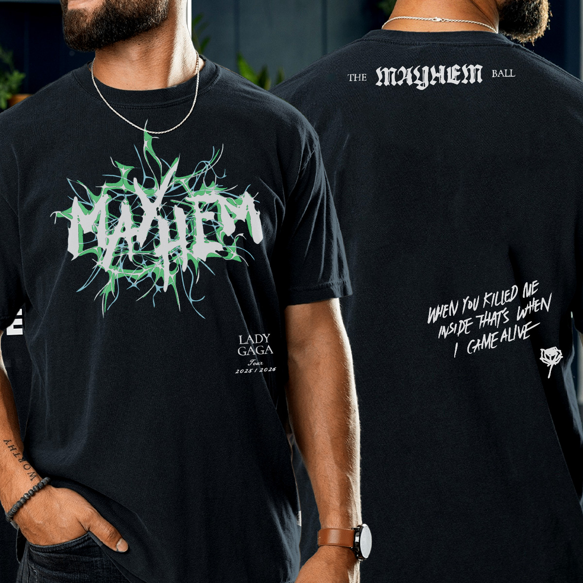 Lady Gaga MAYHEM Tour T-shirt