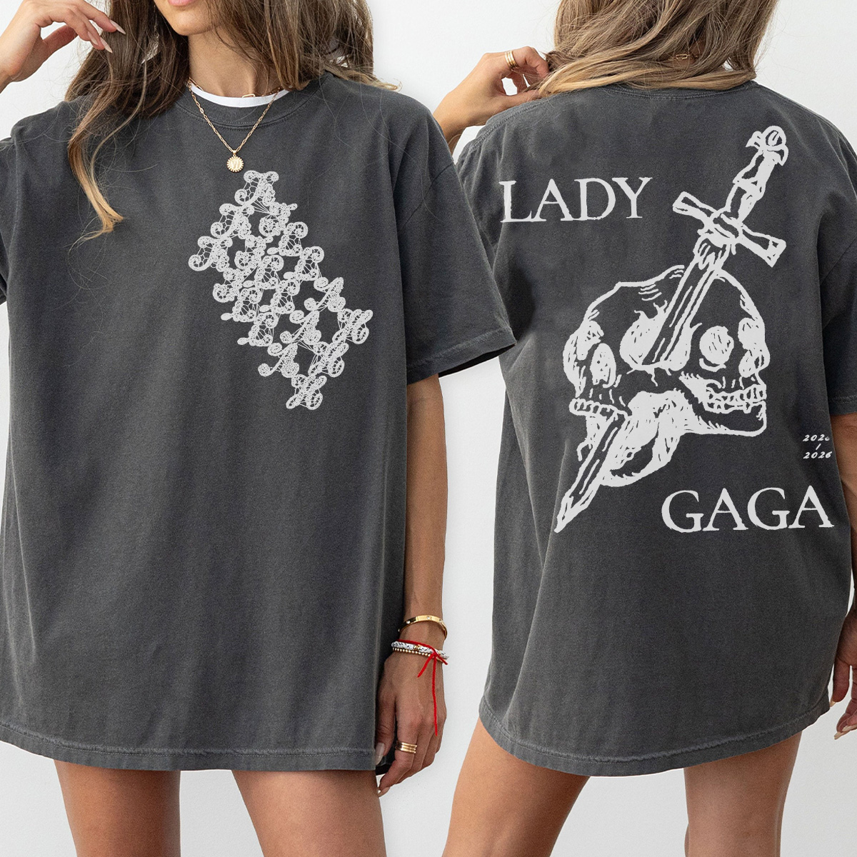 Lady Gaga The Mayhem Tour 2026 T - Shirt - Image 2