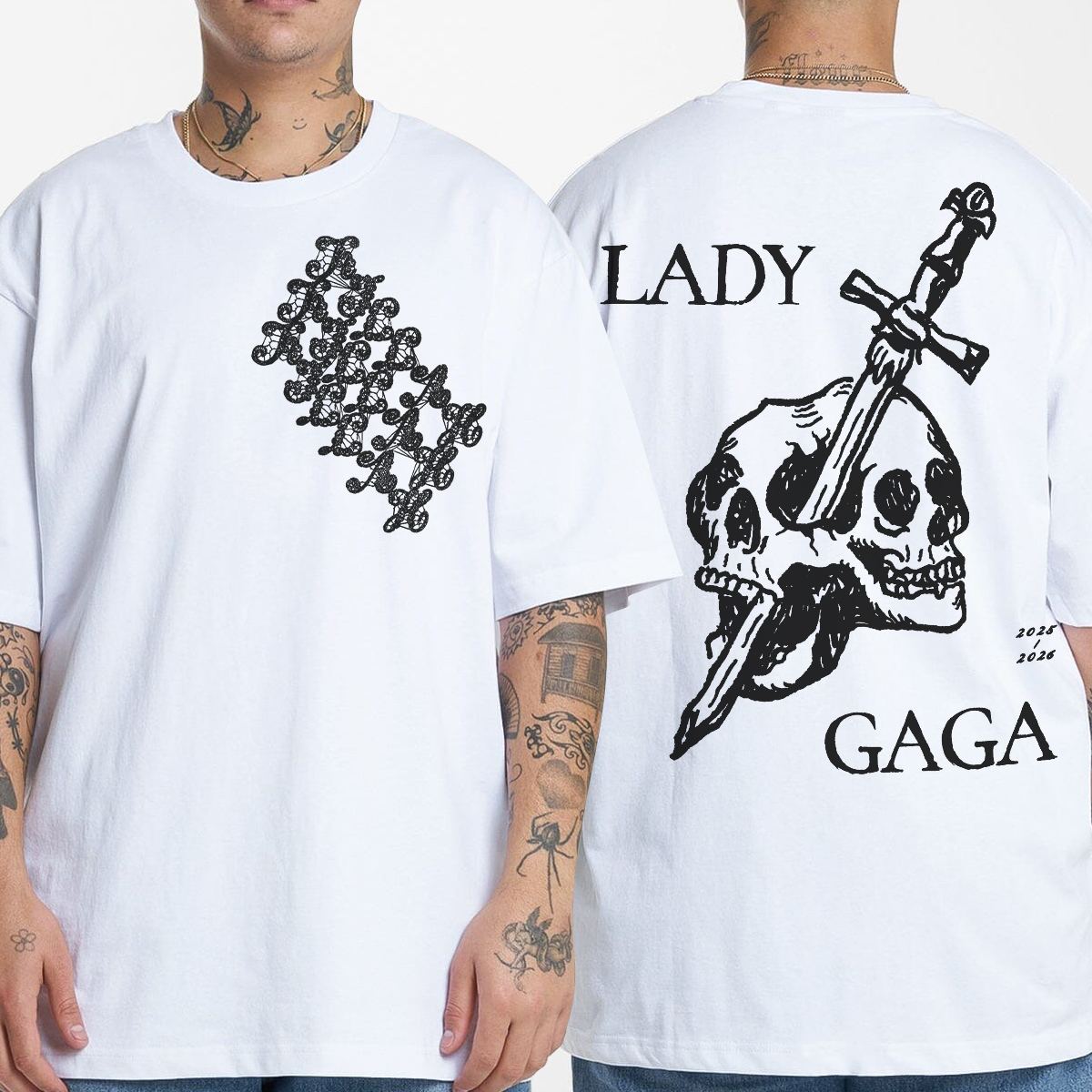 Lady Gaga The Mayhem Tour 2026 T - Shirt - Image 3