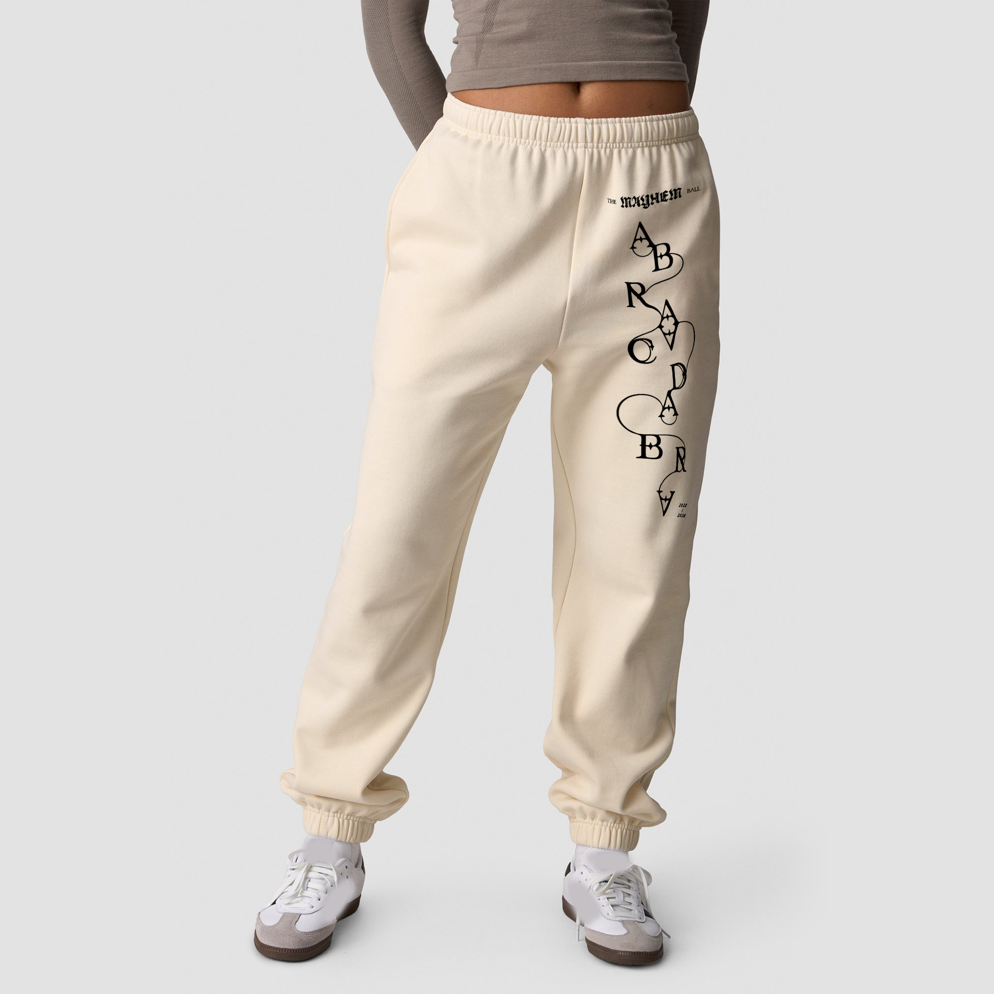Abracadabra Graphic Track Pants, Lady Gaga Sweatpants - Image 3