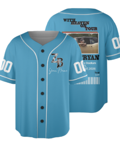 Personalized Zach Bryan Concert Baseball Jersey, Physical Souvenir Ticket