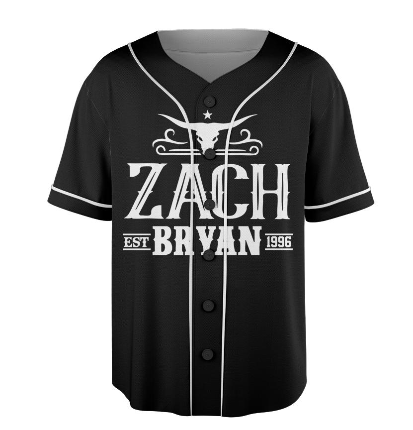 Zach Bryan With Heaven On Tour 2026 Baseball Jersey, Zach Bryan Jersey, Zach Bryan Country Music - Image 2