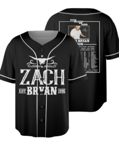 Zach Bryan With Heaven On Tour 2026 Baseball Jersey, Zach Bryan Jersey, Zach Bryan Country Music