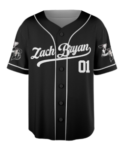 Alternative view of Zach Bryan With Heaven On Tour 2026 Baseball Jersey