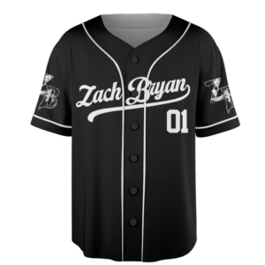 Alternative view of Zach Bryan With Heaven On Tour 2026 Baseball Jersey