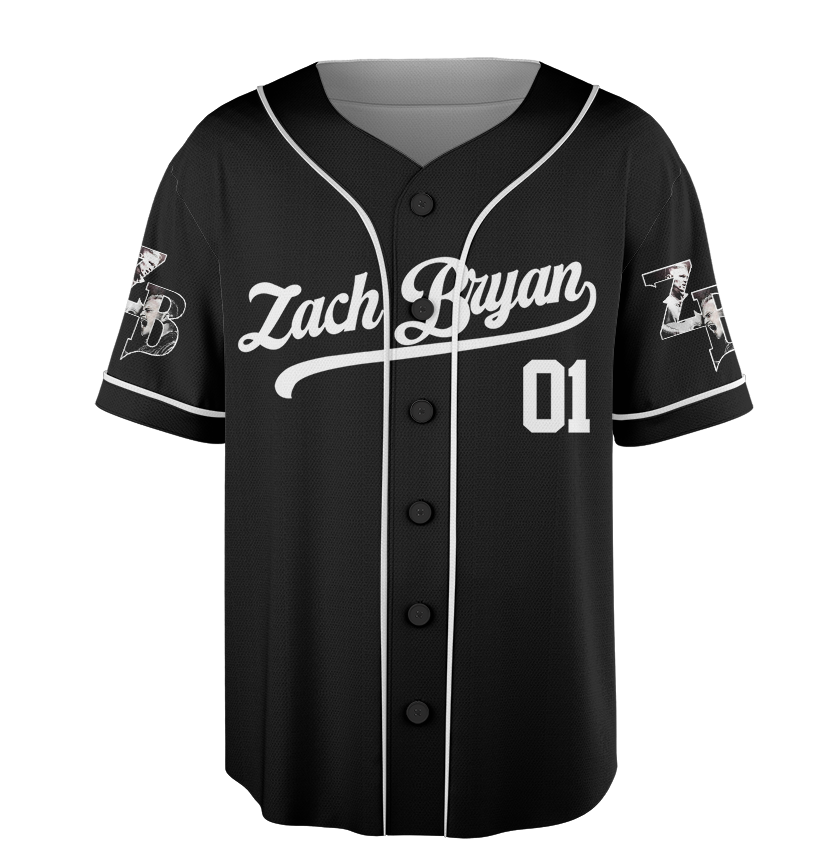 Zach Bryan With Heaven On Tour 2026 Baseball Jersey - Image 2