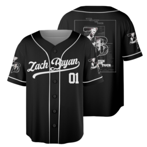 Zach Bryan With Heaven On Tour 2026 Baseball Jersey