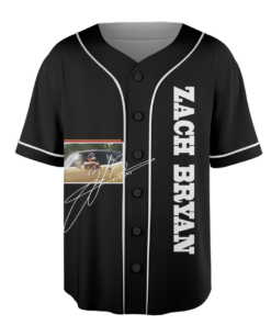 Alternative view of Zach Bryan With Heaven On Tour 2026 Baseball Jersey, Zach Bryan Country Music Jersey, Zach Bryan Fan Gift