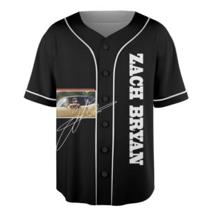 Alternative view of Zach Bryan With Heaven On Tour 2026 Baseball Jersey, Zach Bryan Country Music Jersey, Zach Bryan Fan Gift
