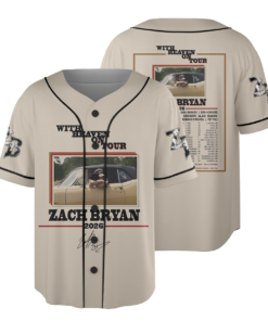 Zach Bryan Album Baseball Jersey, Music Tour 2026 Jersey