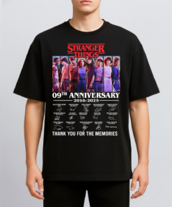 Alternative view of Stranger Things Unisex Tonal Eleven Group Pose Organic Short Sleeve T-Shirt, Sweatshirt, Hoodie