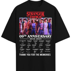 Stranger Things Unisex Tonal Eleven Group Pose Organic Short Sleeve T-Shirt, Sweatshirt, Hoodie