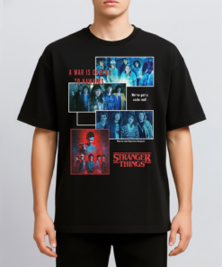 Alternative view of Stranger Things All Characters T-Shirt, TV Series Shirt, The Upside Down Sweatshirt