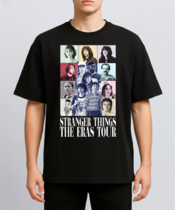 Alternative view of Stranger Things All Characters T-Shirt, The Upside Down Hoodie/ Sweatshirt