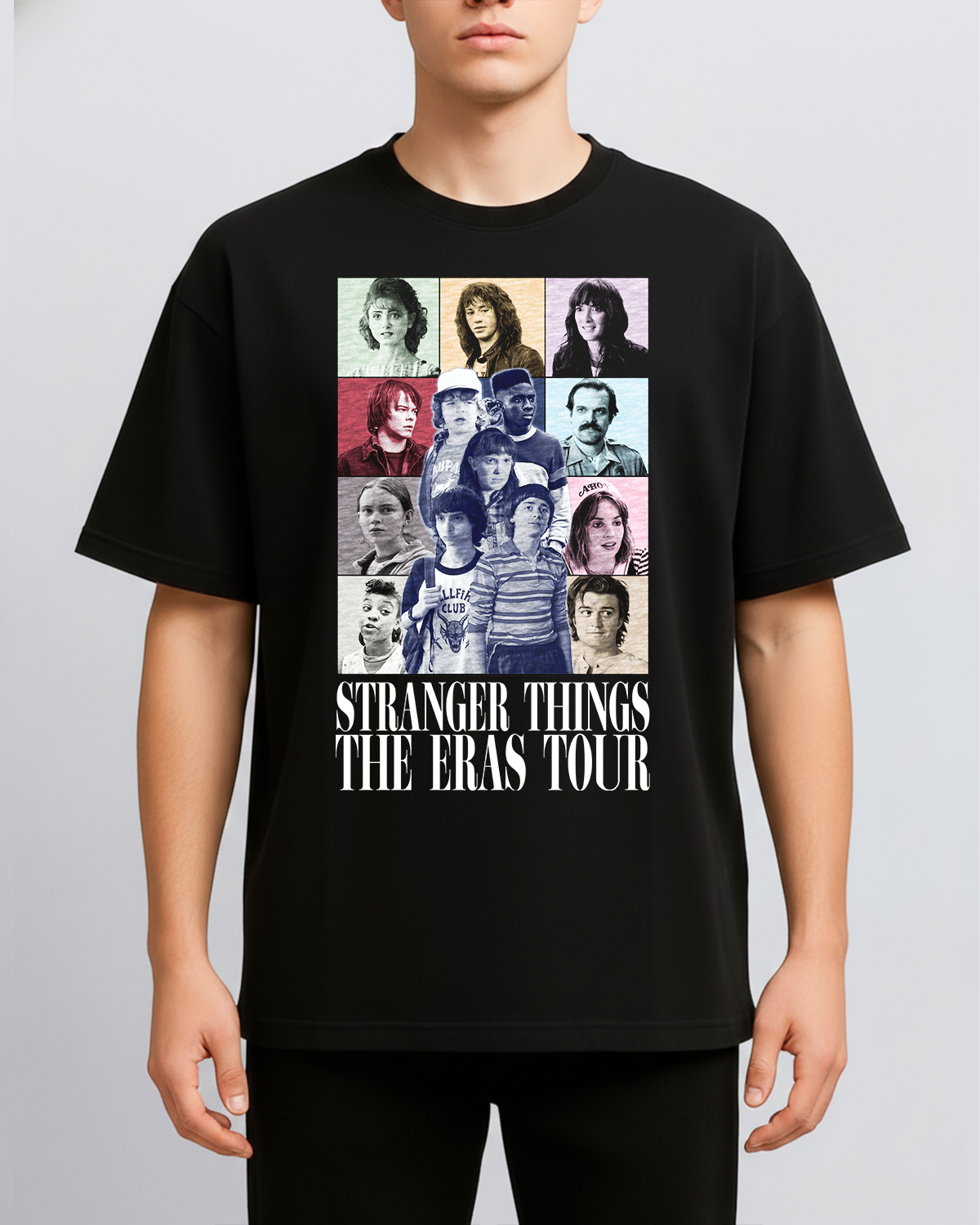 Stranger Things All Characters T-Shirt, The Upside Down Hoodie/ Sweatshirt - Image 2