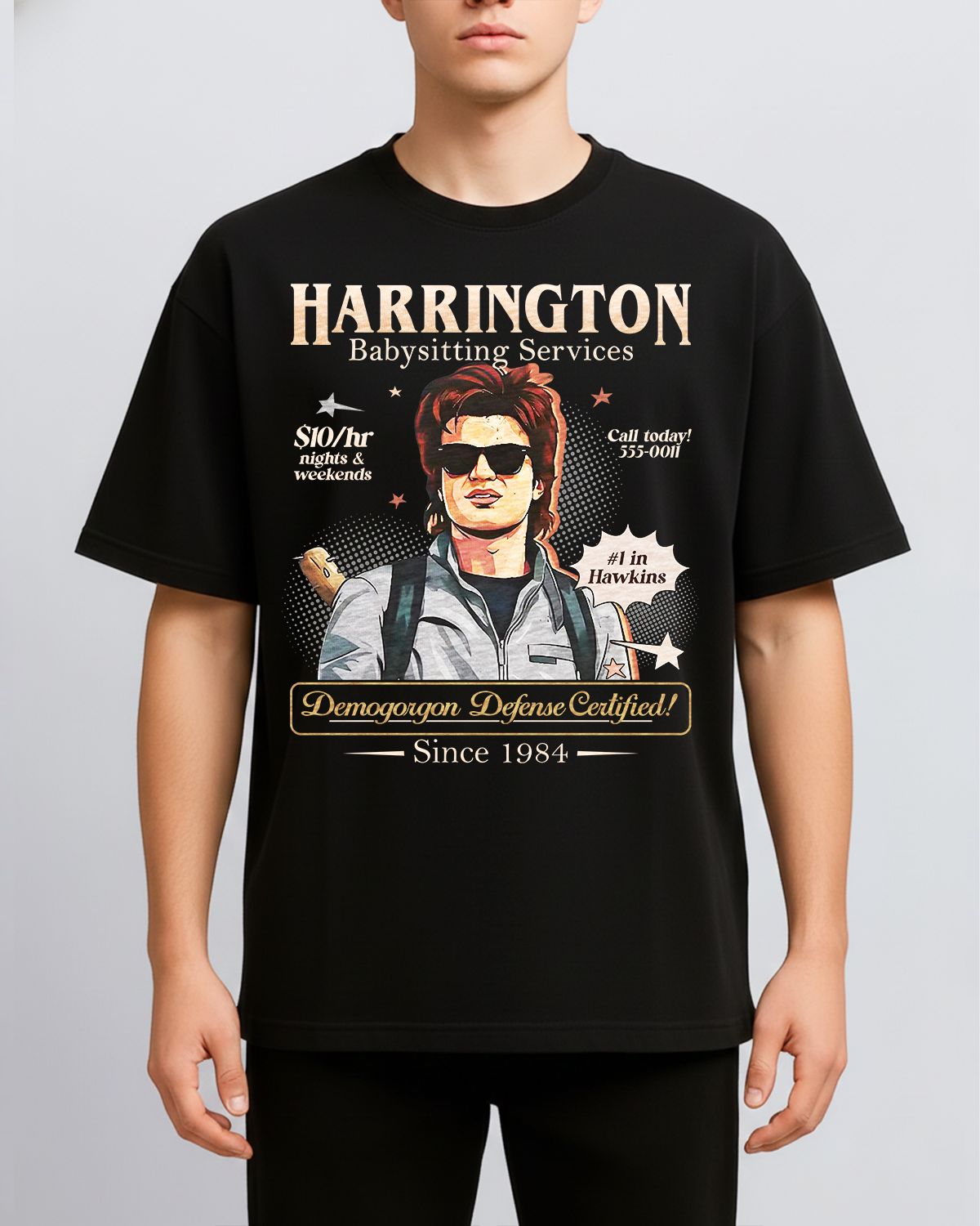 Babysitter Harrington Steve Shirt, Mom Of The Year St5 Stranger Movie Sweatshirt/ Hoodie - Image 2