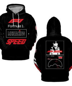 Sprayground Formula F1 Menacing Racing Car Black Hoodie