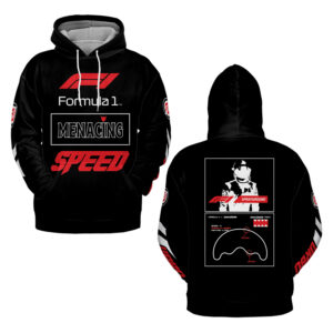 Sprayground Formula F1 Menacing Racing Car Black Hoodie