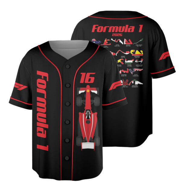 Formula Racing Cars Baseball Jersey,F1 2026 Season Jersey