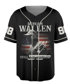 Alternative view of Morgan Wallen Baseball Jersey, Country Music Vintage Western Jersey, Country Concert Outfit, Girls Country Band Tee