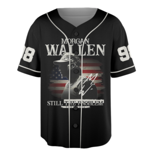 Alternative view of Morgan Wallen Baseball Jersey, Country Music Vintage Western Jersey, Country Concert Outfit, Girls Country Band Tee