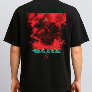 Alternative view of Stranger Things Season 5 T-Shirt, TV Series Shirt, The Upside Down Sweatshirt, Stranger Characters All Team Shirt