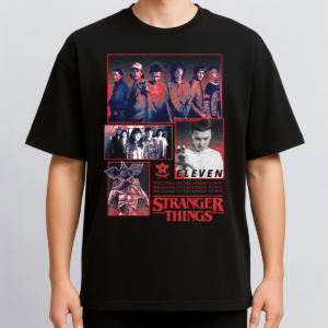 Alternative view of Vintage Stranger Things All Characters T-Shirt, The Upside Down Hoodie/ Sweatshirt