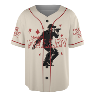 Alternative view of Retro Morgan Wallen Still The Problem Tour 2026 Jersey, Morgan Wallen Country Music Baseball Jersey, Morgan Wallen Fan Shirt