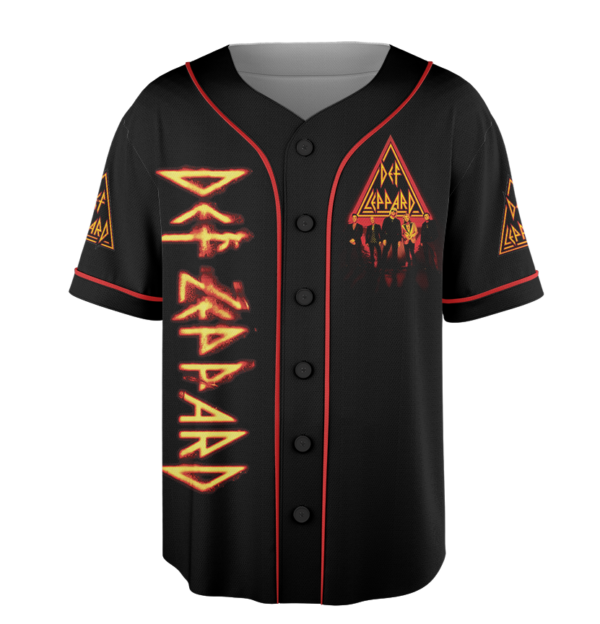 Alternative view of Baseball Jersey Def Leppard, Def Leppard 2026 US tour Jersey