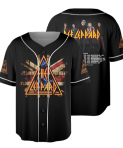 Def Leppard Baseball Jersey: 80s Rock and Roll Band Jersey