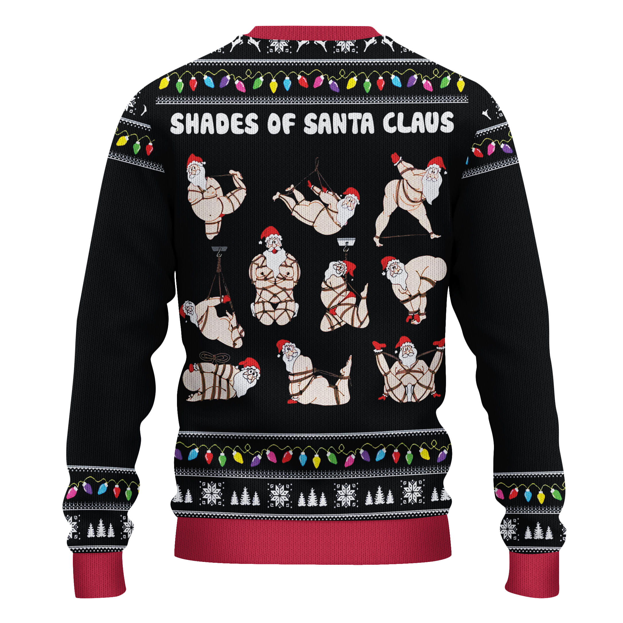 Shades Of Santa Ugly Sweater, Santa Christmas Ugly Sweater, Family Ugly Christmas Sweater, Sweater for Family, Ugly Christmas Sweater - Image 3