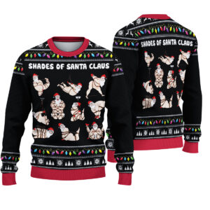 Shades Of Santa Ugly Sweater, Santa Christmas Ugly Sweater, Family Ugly Christmas Sweater, Sweater for Family, Ugly Christmas Sweater