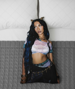 Alternative view of Lara Raj KATSEYE Pillow, Katseye All Characters Pillow