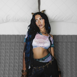 Alternative view of Lara Raj KATSEYE Pillow, Katseye All Characters Pillow