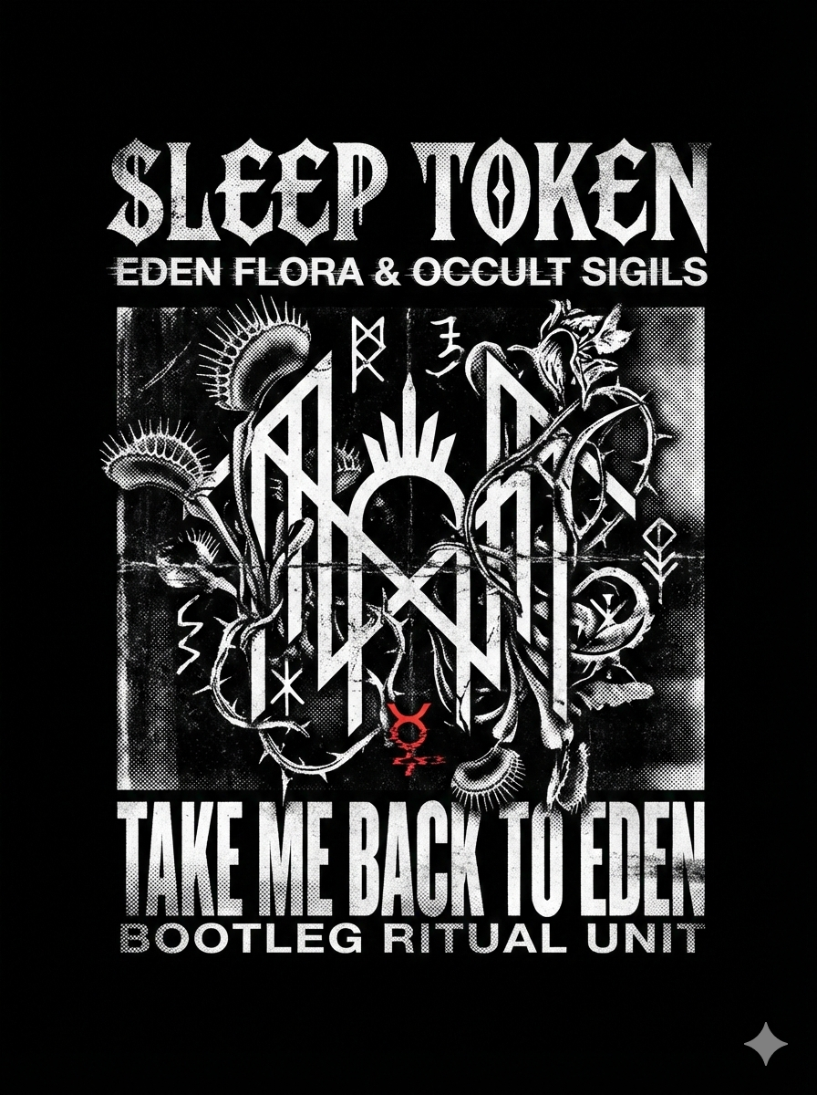 Sleep Token Eden Era Progressive Metal Cult Gothic Streetwear Bootleg - Image 4