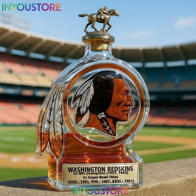 Washington Redskins 2 NFL Champions 3 Super Bowl Bottle