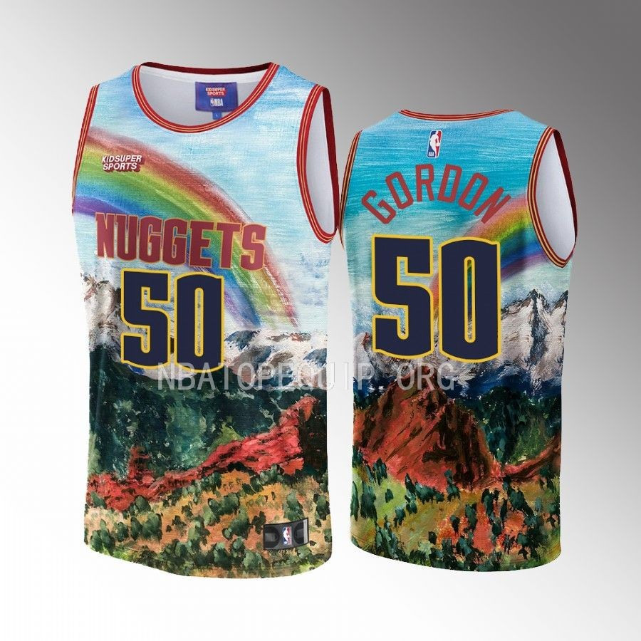Aaron Gordon 50 Denver Nuggets NBA & KidSuper Studios Unisex Hometown Basketball Jersey - JS555 