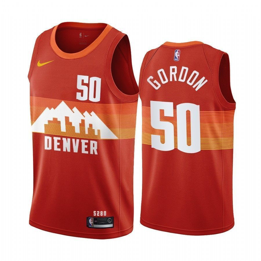 Aaron Gordon Denver Nuggets Orange City Edition Trade Basketball Jersey - JS629 