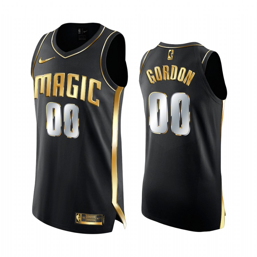 Aaron Gordon Orlando Magic 2020-21 Black Golden Edition Jersey