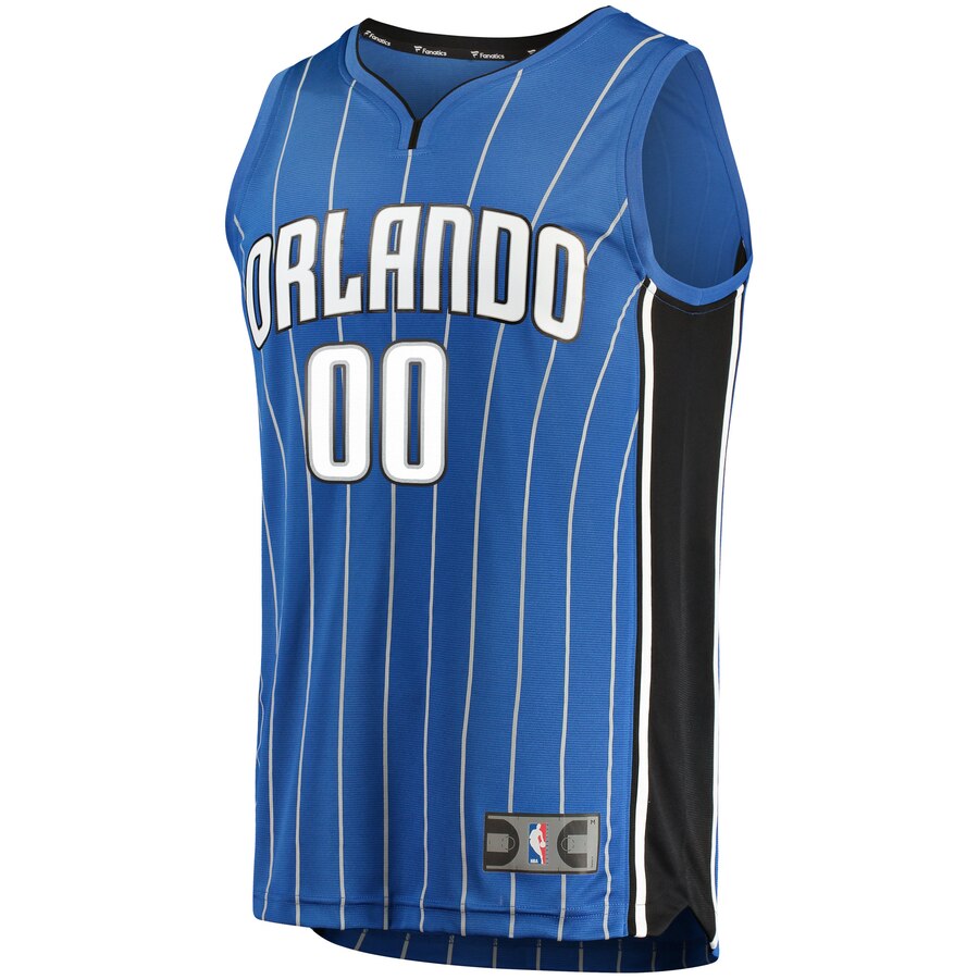 Alternative view of Aaron Gordon Orlando Magic Fanatics Branded Fast Break Replica Jersey Blue - Icon Edition